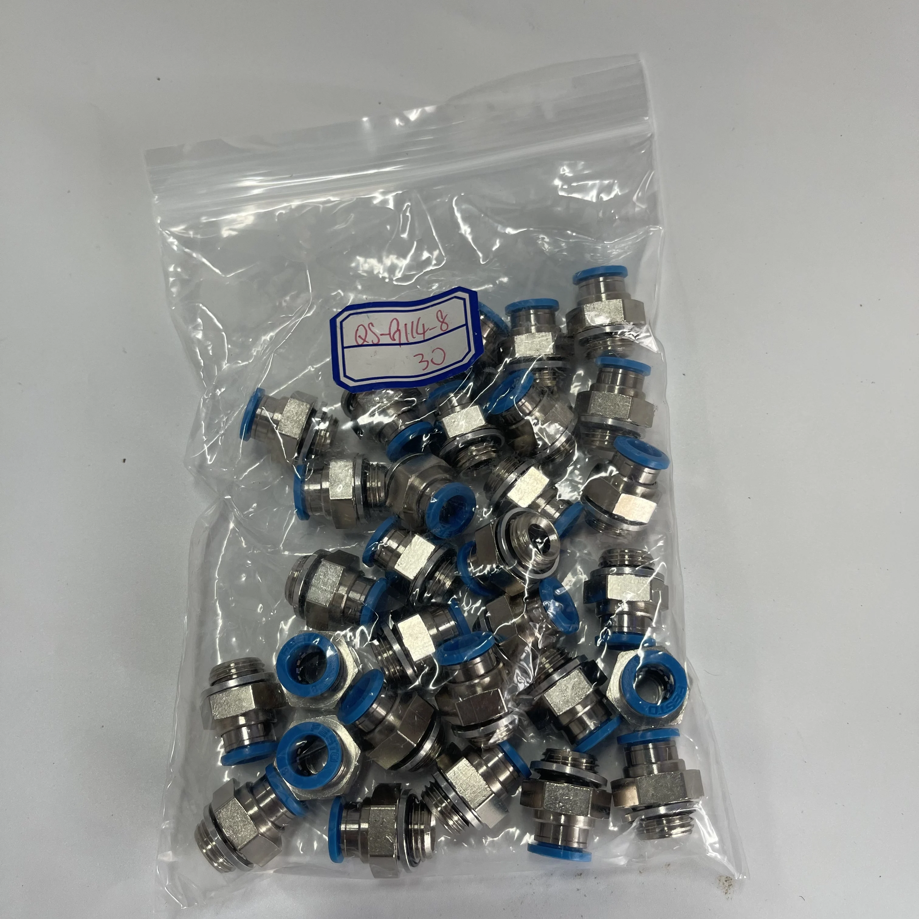 Generic Pneumatic Straight Connector QS-G1/4-8 Generic Pneumatic Straight Connector QS-G1/4-8