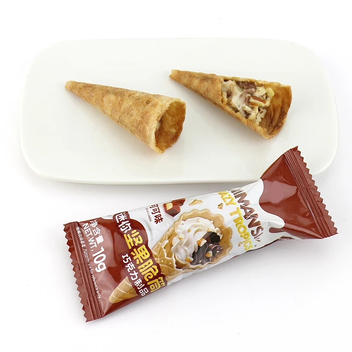 cone chocolate nuts