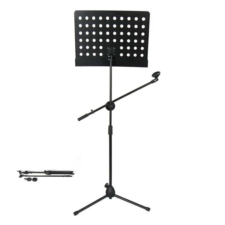 Pupitre De Musique EASTROCK - Métal Réglable - Sac De Transport Inclus - Pour Partitions Et Livres