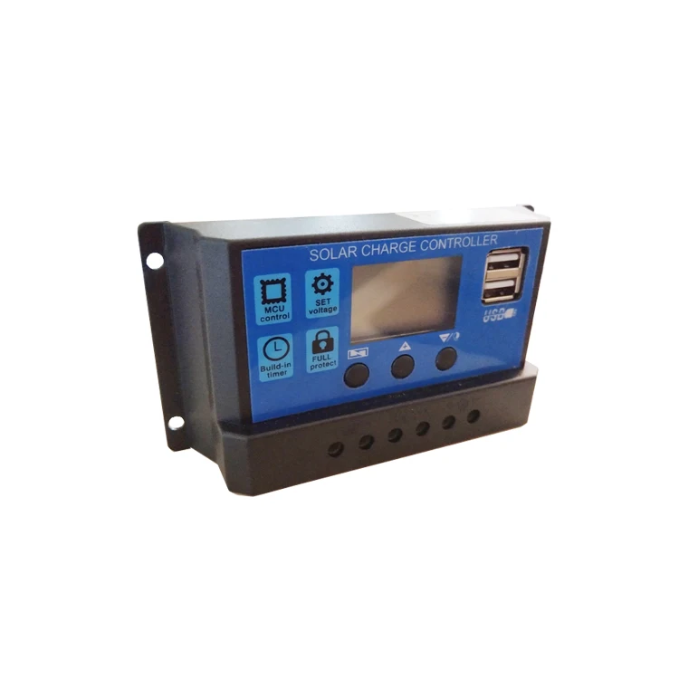 48v Mppt Charge Controller 45a 60a Solar 40a Lcd Display PWM Solar Charge Controller
