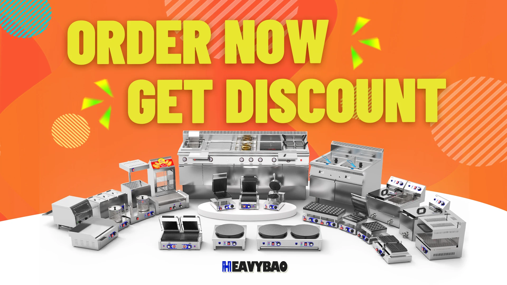 Heavybao Fast Food Project Design Stainless Steel Commercial Restaurant Catering Kitchen Food Equipment