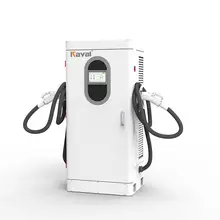 120Kw OCPP 1.6 EV DC Fast Charging Pile CCS Chademo Type2 Electric Vehicle Charging Station Commercial Use