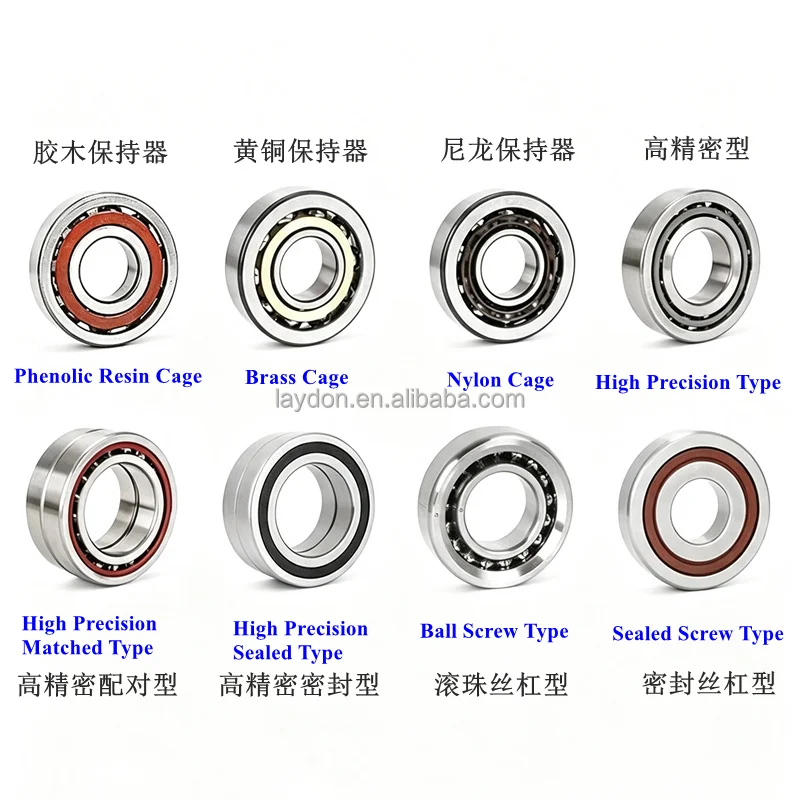 Spindle Ceramic Bearing H7002C 2RZ P4 Angular Contact Cemramic Ball Bearing 15x32x9mm 7002