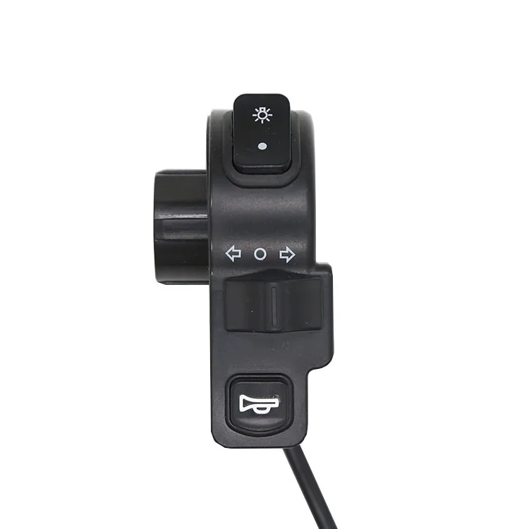 Электрический мотоцикл велосипед 3-в-1 переключатель Рог третьей передачи Промежуточного рулевой переключатель в сборе