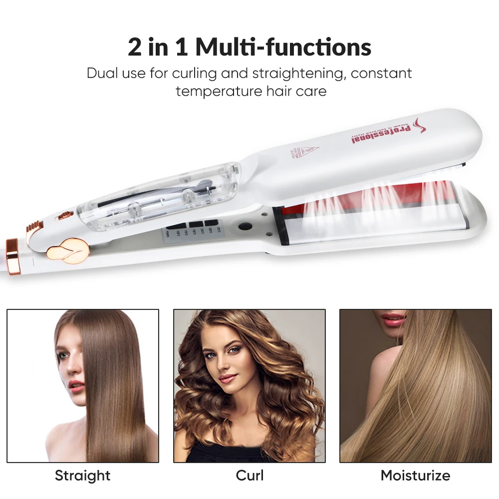 Portable Steam Pod Hair Straightener Fast Styling Portable Flat Iron Professional Hair Straightener Alibaba