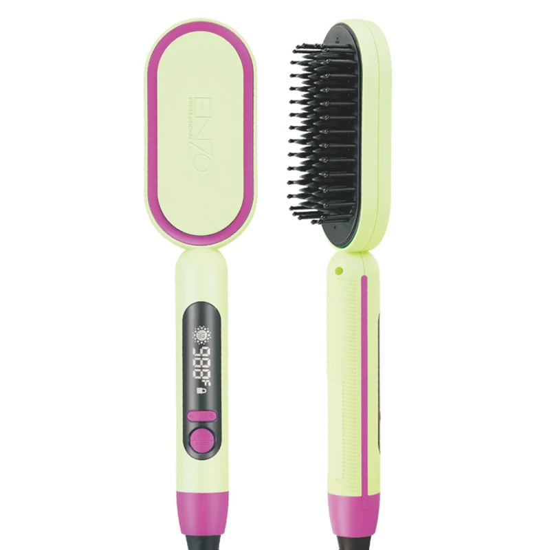 ENZO EN-4102 Max-1 Electric Hair Straightener Brush Comb