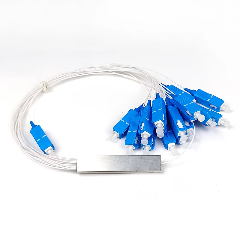 Factory customization MINI Splitter 1x2 1x3 1x5 1x7 1x9 1M Fiber optical without connector steel tube PLC splitter