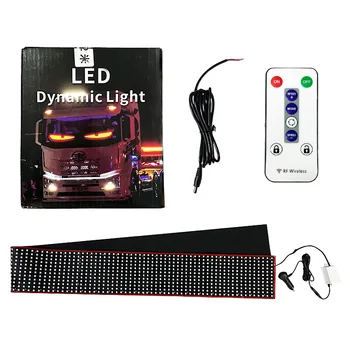 Truck Devil's Eye Smart Sticker Ultra-Thin Dynamic LED Flexible Light Decorative Screen Non-Destructive Truck Light Systems