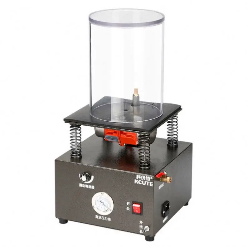 TEBAK Multifunctional Vacuum Casting Machine for Gold and Silver Jewelry, Plaster Vacuum Suction Cable Vibration Casting Machine