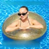 90 Gold Sequined Rings