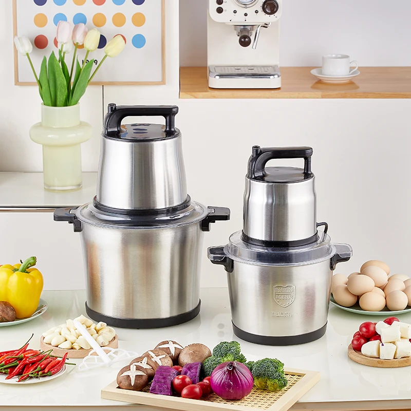 Mixeur fufou mix poundo yam pounder mixer промышленная Мясорубка из нержавеющей стали 6 л для приготовления фуфу