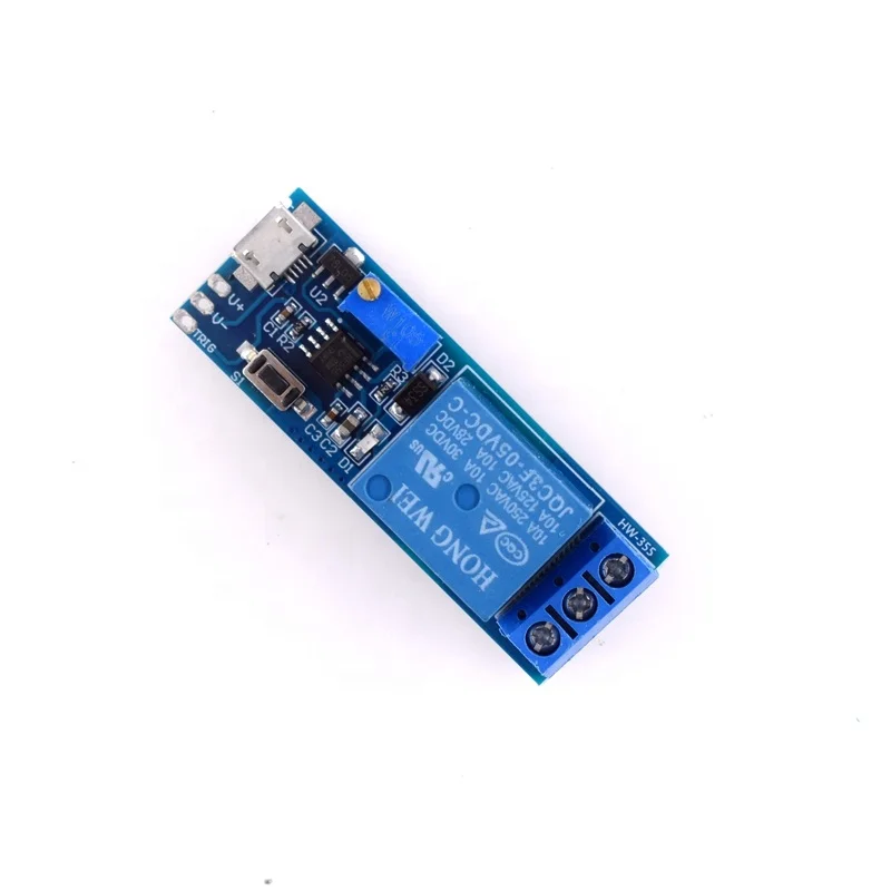 
 HW-355 с большим числом значений напряжения 5V-30V Задержка запуска триггерный релейный модуль с таймером задержки проводимости переключатель задержки  