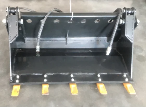 product mini skid steer loader bucket 4 in 1 bucket attachment multi functional four in one-1