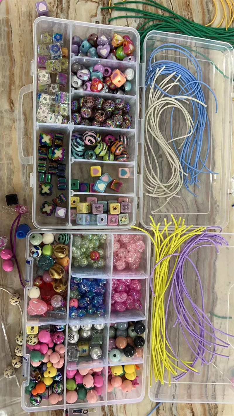 Mylulu Hair Big Bead Ponytail Knocker Ball Kids Hair Ties Little Girls Large Hair Bobbles Ball