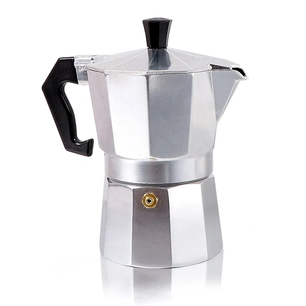 Bialetti Aluminum Coffee Moka Pot Espresso Percolator Stove Coffee Maker  Pot Classic Octagonal Shape Home Outdoor Cafe Tool