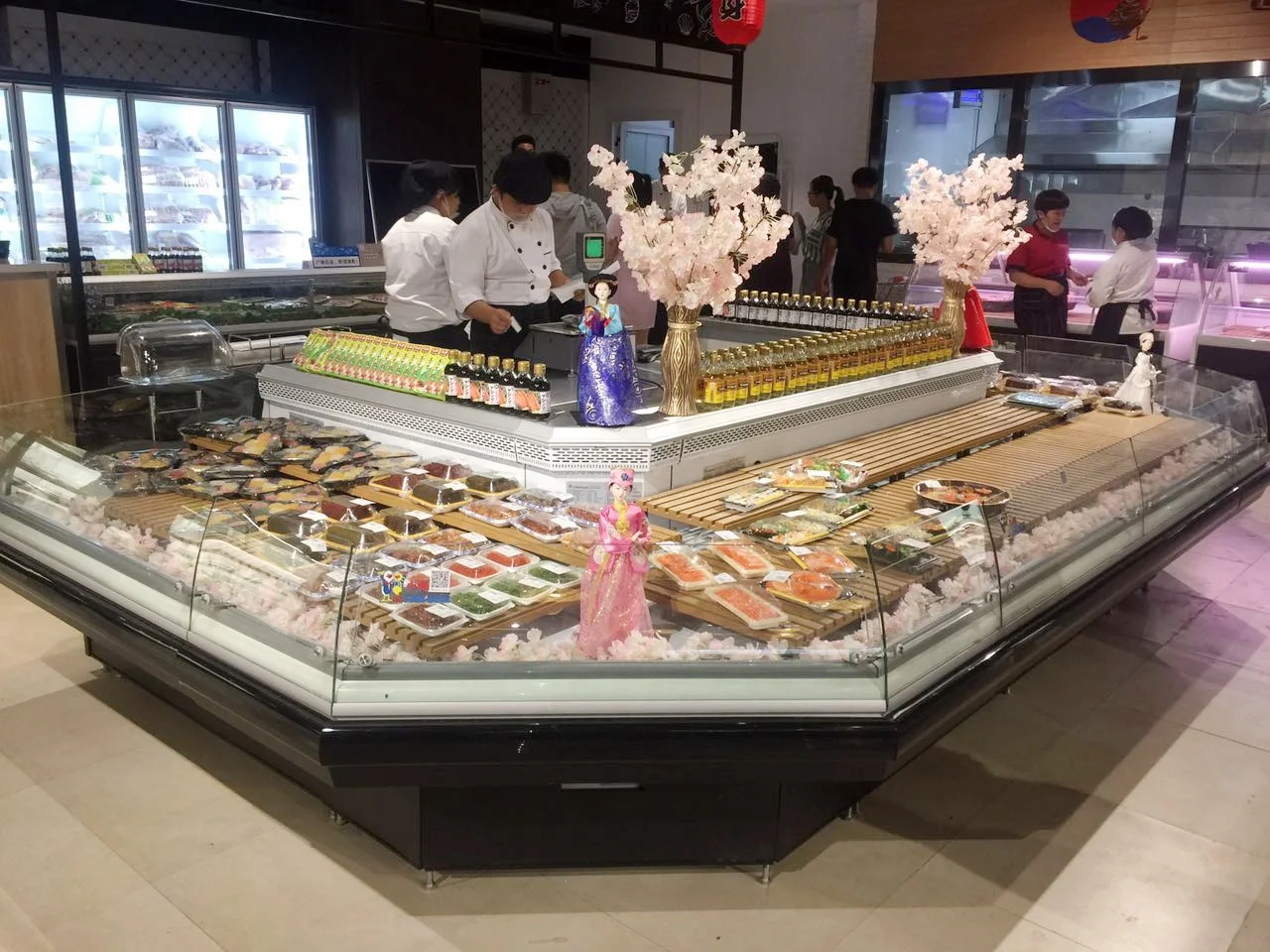 Commercial Supermarket Display Refrigerator Commercial Freezer Frozen ...