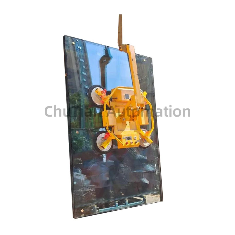 400kg Curtain Wall Glass Electric Suction Cup Handling Hoist Vacuum