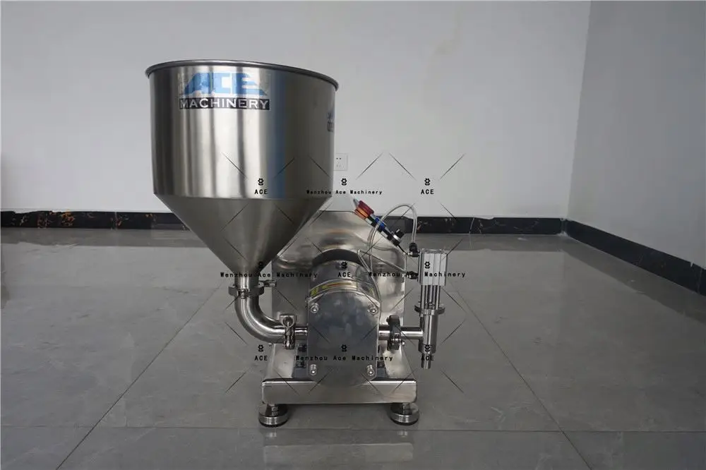 Automatic Servo Lobe Rotor Gear Pump Piston High Viscosity Body Milk Small Shea Butter Dispenser Jar Bottle Filling Machine