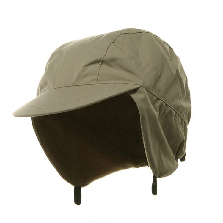 Source Trooper winter hat with ear flaps trapper hunting hat fur aviator  waterproof buffalo pilot ski hat on m.