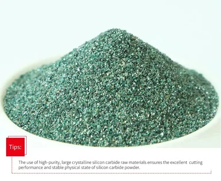 High Purity 98% Carborundum F12 - F220 Green Silicon Carbide Micro Powder for Sale -2-