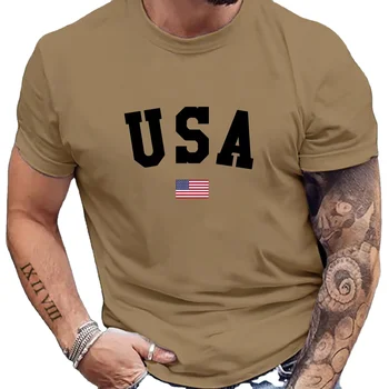 Printed T-shirt Casual short sleeve men's top as a gift T-shirt