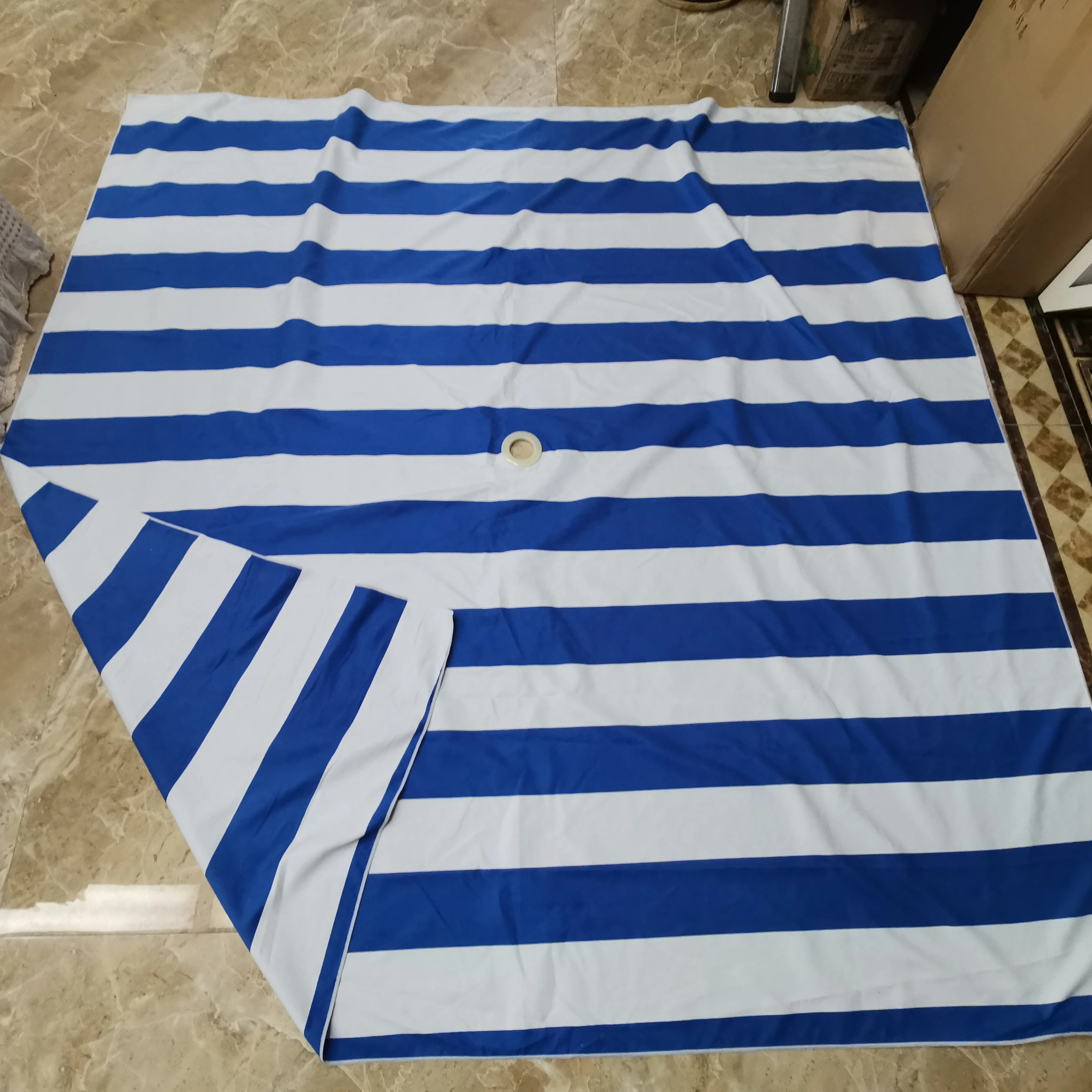 Wholesale Large Size Double Sided Striped Pattern Printing Sand Free Cationic Fabric Microfiber Custom Beach Towel Design factory