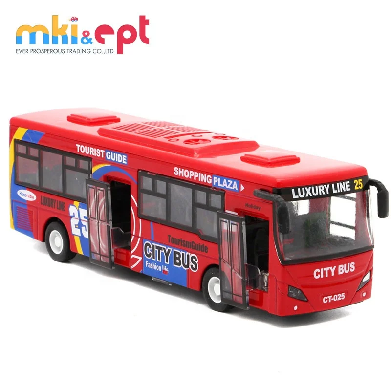 EPT 6 шт. Легкосплавные игрушечные маленькие модели городских автобусов, школьные подарки, автомобили, грузовики, литые игрушки из сплава для мальчиков