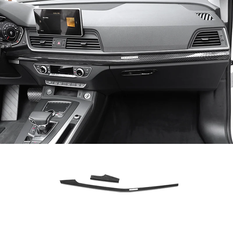 Cadre De Panneau De Vitesse En Fibre De Carbone Pour Audi Q5/Q5L (2018-2021) - Revêtement Carbone Décoratif - Installation Facile