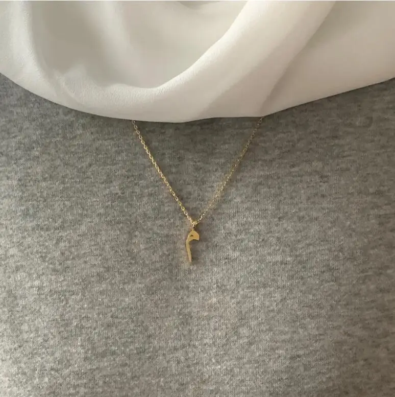 Inspire Stainless Steel Jewelry Arabic Letter Necklace Custom ANY Religious Islamic Jewelry  Muslim Jewelry