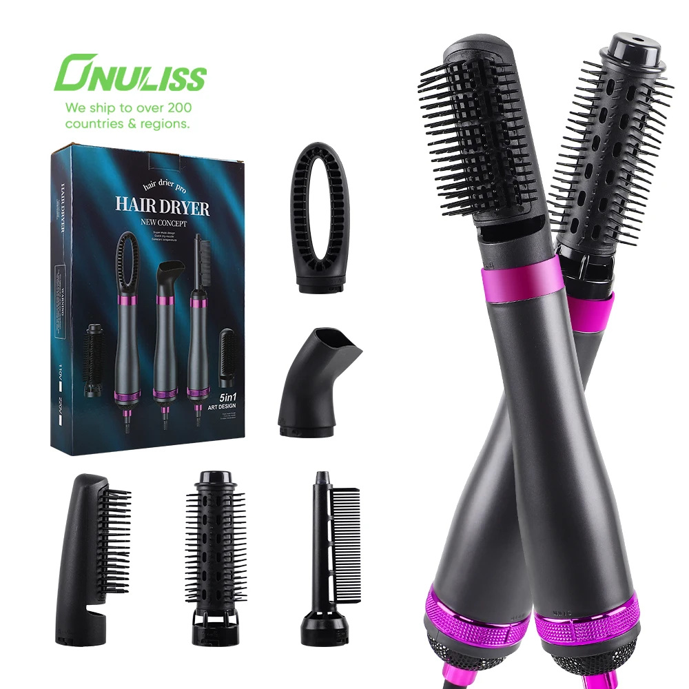 5 In 1 Styler Hair Dryer One Step Hair Dryer Professional Hair ...
