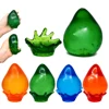 Soda water droplets mixed 4 colors