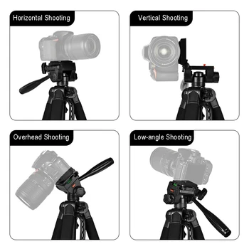 F170 DSLR camera tripod, mobile phone live streaming stand, 1.7 meters night fishing lamp, fishing lamp stand detail image