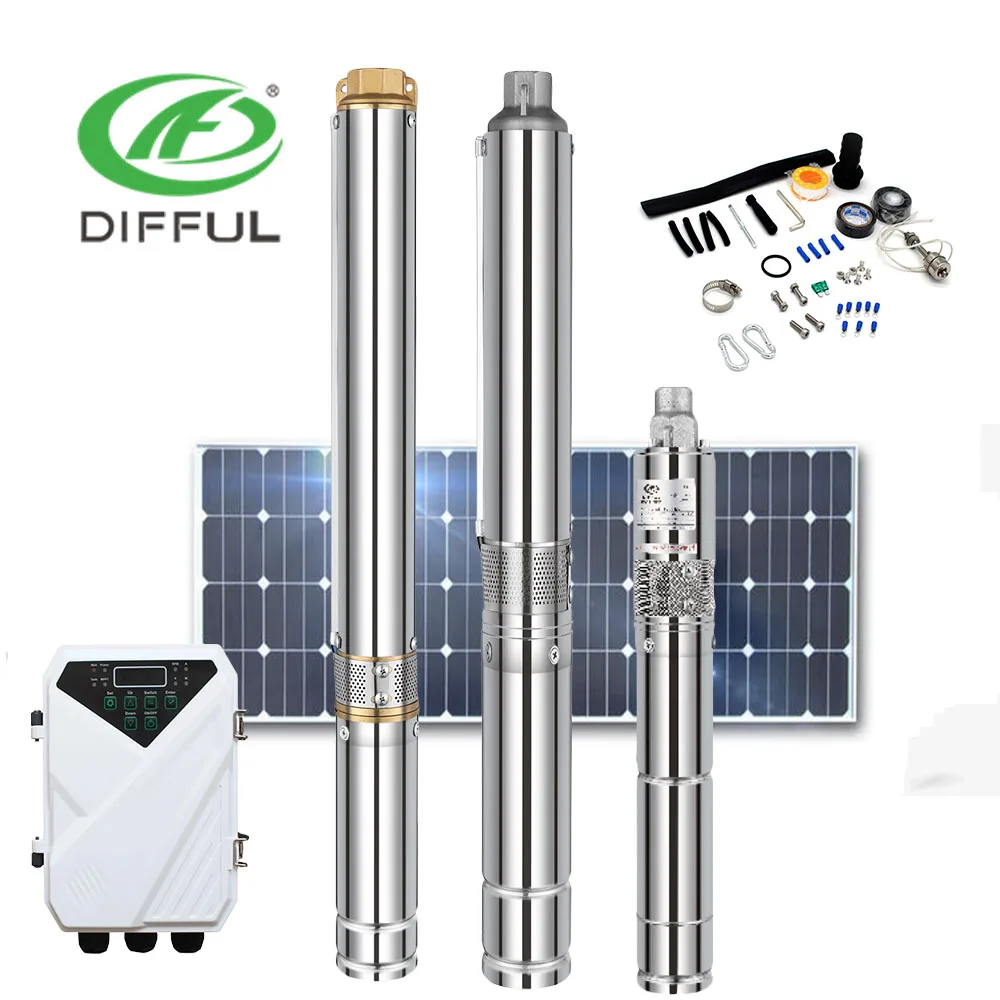 Dc Солнечный водяной насос высокого давления Водяной на солнечных батареях