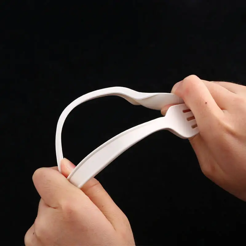 Culery Corn Starch Cutlery Set Compatible Biodegradable Knife