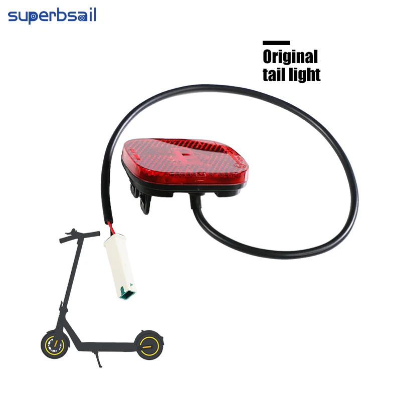 Superbsail Original Rear Taillight for Ninebot Max G2 Electric Scooter Brake Light Waterproof Rear Fender Light Safety Stoplight