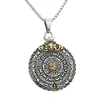 Two-tone black pendant (without chain)