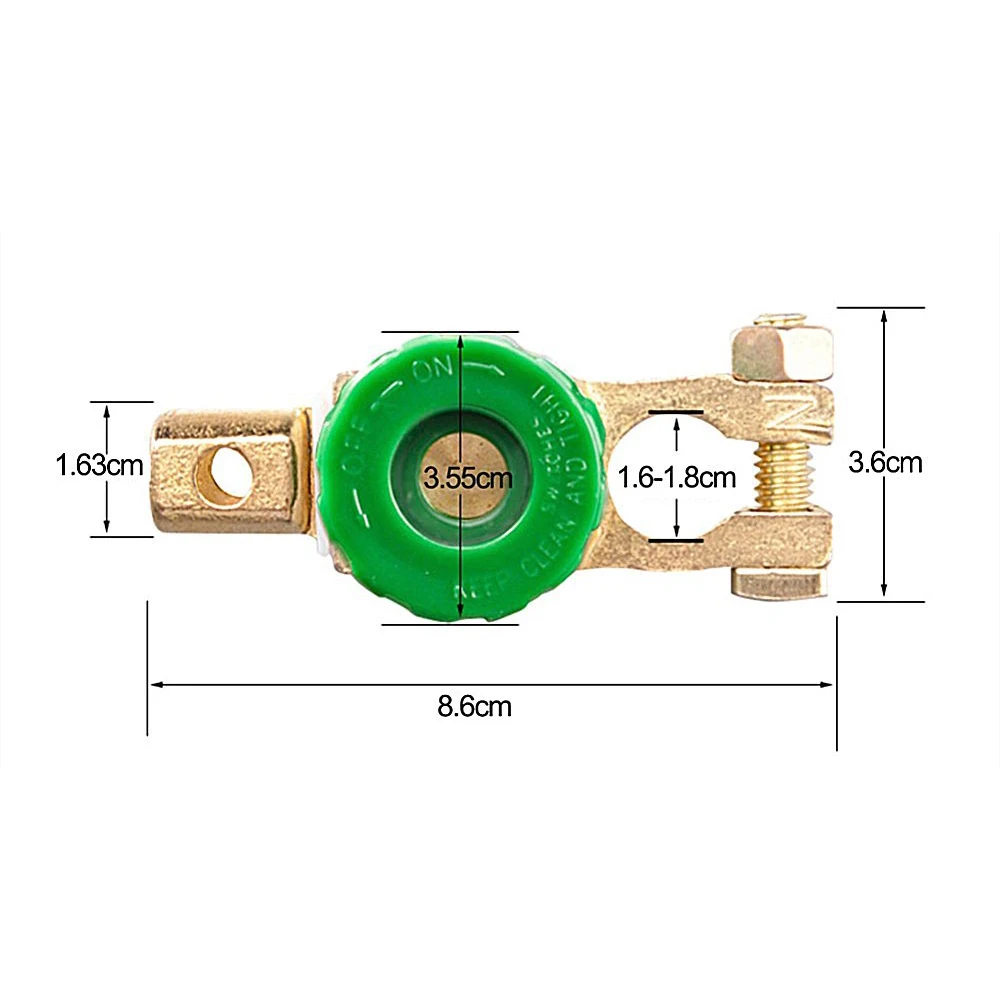Auto Universal Brass Battery Isolator Terminal Quick Release/disconnect