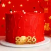 Marked 2026 Happy New Year (Approximately 7CM Widt