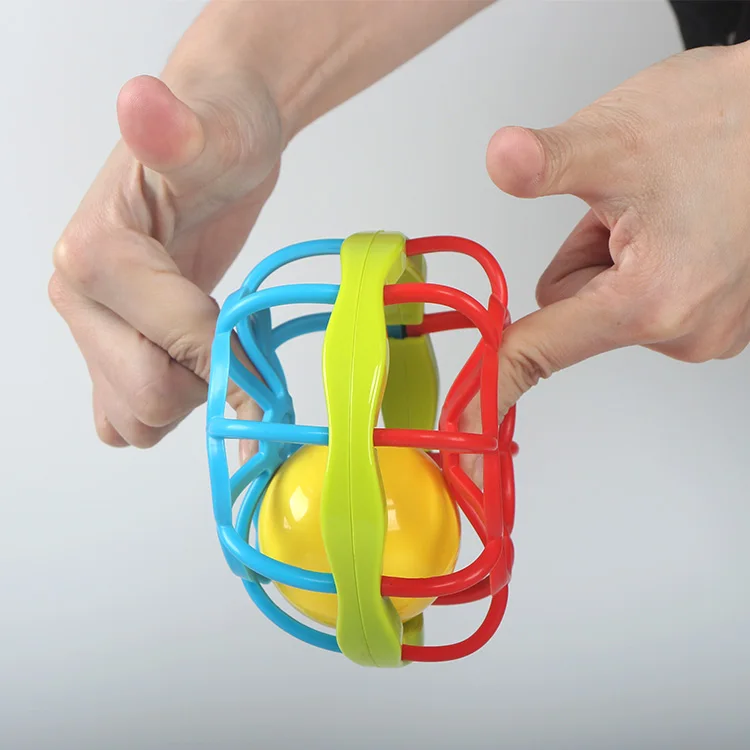 Baby Rattle Soft Toy Ball Teether Toy Baby Rubber Ball