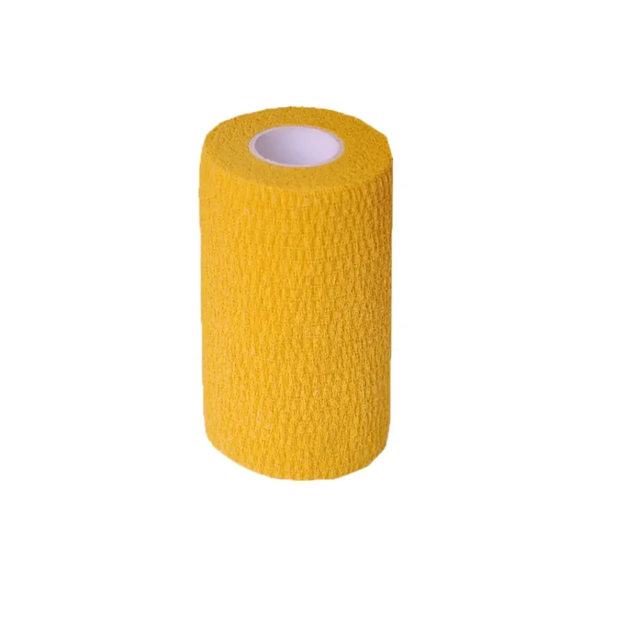 Non woven adhesive elastic bandage with different color