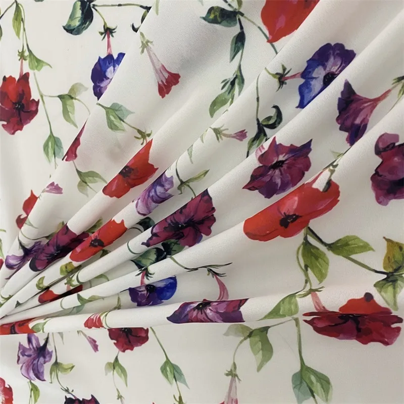 Индивидуальный дизайн, дешевый креп из 100% полиэстера, креп-шифоновая ткань, малайзийская ткань для головных платков