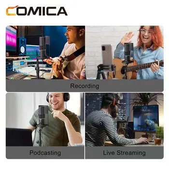 STA-U2D RGB Cardioid Condenser USB Microphone Kit for Live Streaming, Recording, Podcasts, Games, Music Recording detail image