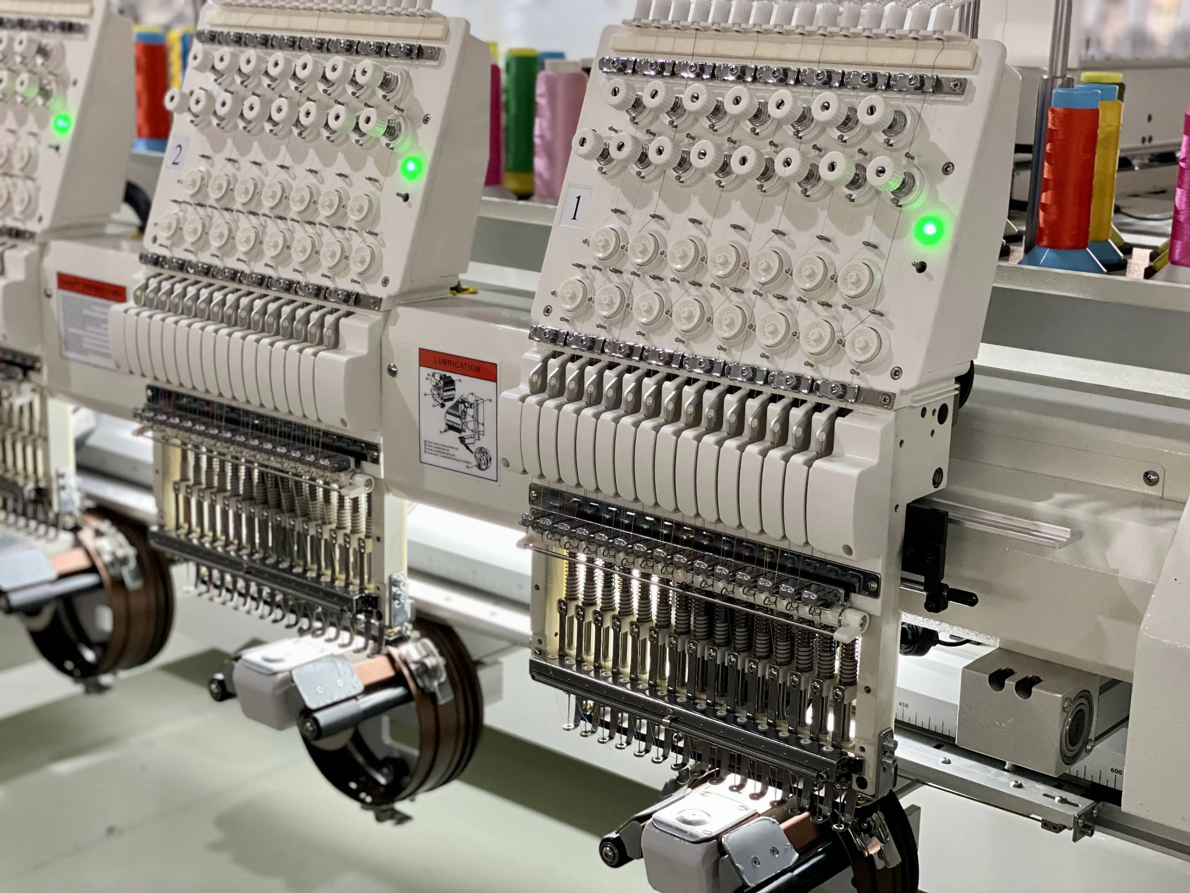 AS-BC1202 Double Head Automatic Computerized Embroidery Machine for Cap, Flat and Garment Embroidery supplier