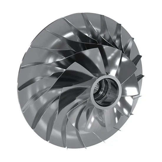 DMG 5 Axis CNC  Machining  Billet Compressor Wheel Parts CNC Stainless Steel Turbine Blade  Impeller  Machining Parts