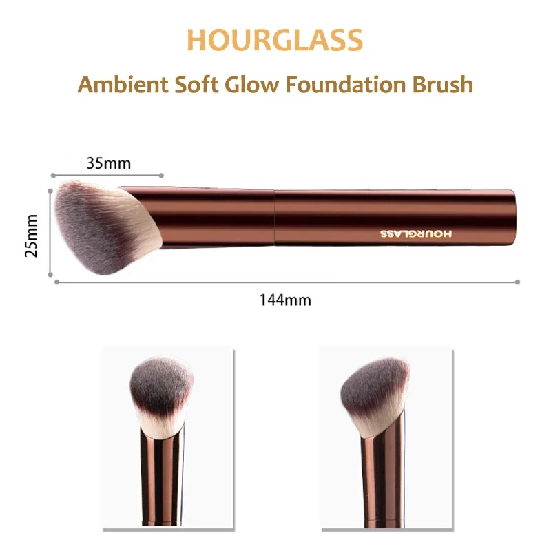 Hourglass Ambient Soft Glow Foundation Brush Slanted Soft Synthetic Vegan  Liquid Cream Contour Makeup Brush Cosmetic Tools - Buy Product on  Alibaba.com