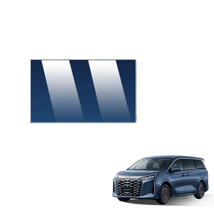 Автомобильные аксессуары для BYD Xia M9, защитная навигационная панель из стекла, ABS, карбоновый узор, защитная панель приборной доски, внутренний аксессуар