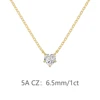Gold 6.5mm-DY191708-S-G-WH