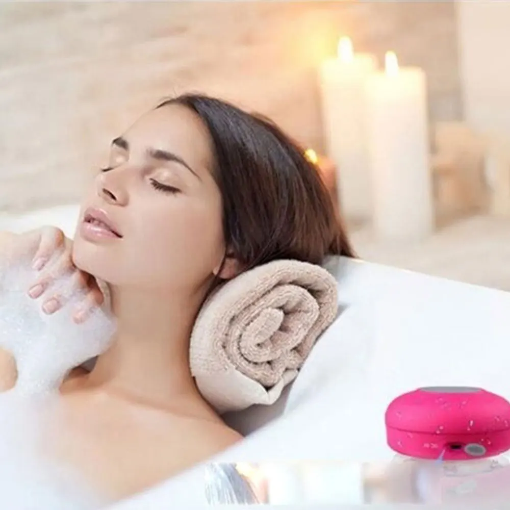 Мини беспроводной динамик Bt Душ колонки портативный водонепроницаемый динамик для автомобиля ванная комната офис пляж стерео громкоговоритель