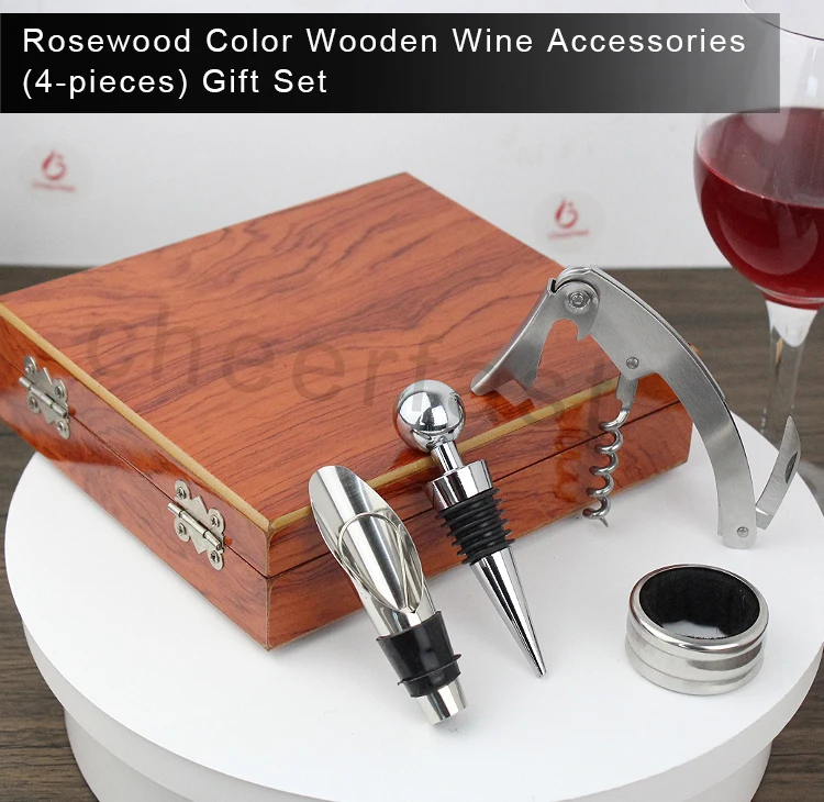 New Arrivals Unique Wine Accessories Gift Set Iclude Corkscrew Foil