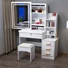 80cm918 white right cabinet with lamp